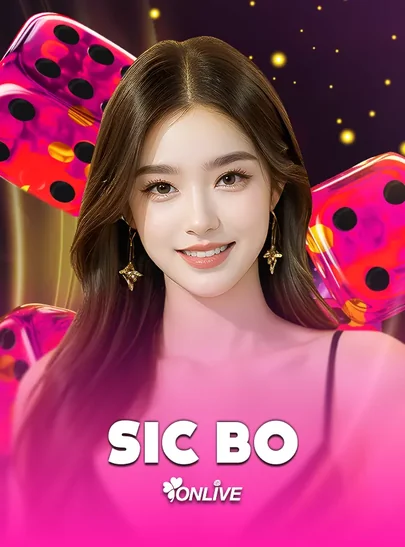 ภาพโต๊ะสด Sic Bo จากค่าย Onlive